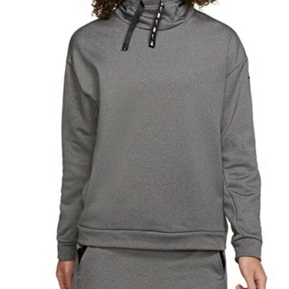 Nike l Therma All Time Ribbon Draw Cord Pullover Hoodie l Size: Women's Large